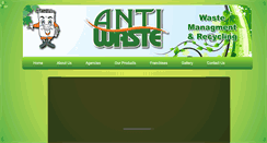 Desktop Screenshot of antiwaste.co.za